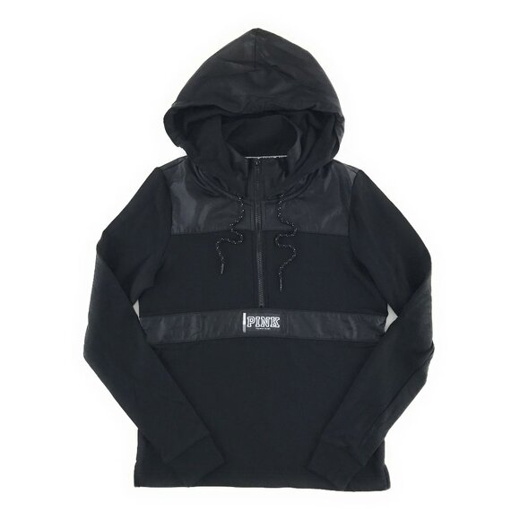 Victoria’s Secret Pink Perfect Quarter-Zip Hoodie - Size S - Picture 2 of 10